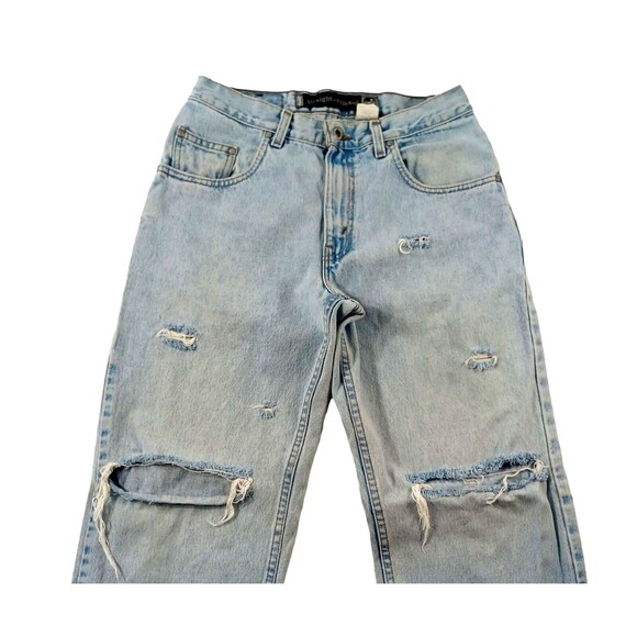 Vintage Levi's Silver Tab Straight+Relaxed Jeans Men's Size 31 USA Made '98 - Picture 9 of 14